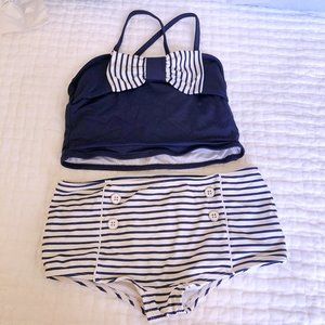 Janie and Jack Navy Tankini